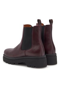 Woden Botines con plataforma - cherry