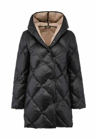 OCHNIK Kabát z prachového peří - black