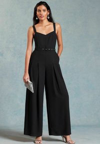 Love & Roses WIDE CAMI BELTED  - Kombinezons - black