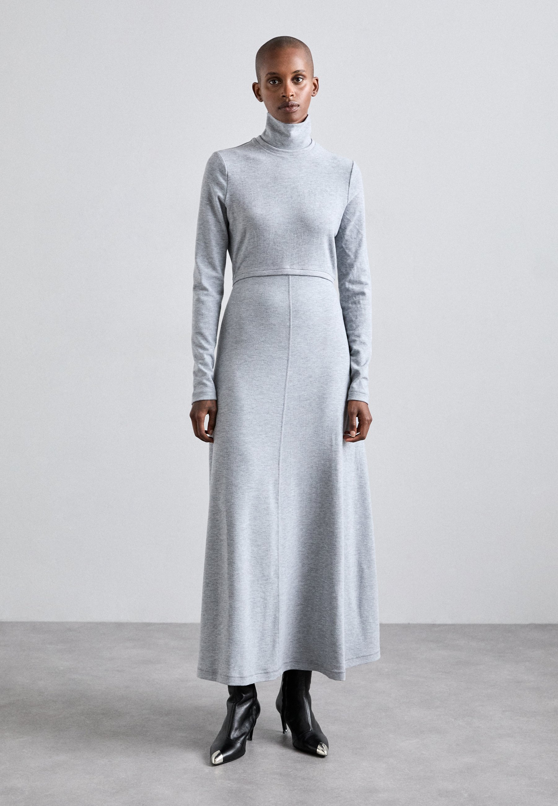 Proenza Schouler White Label JAYNE DRESS IN BRUSHED - Jersey dress -  ice/light blue - Zalando