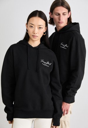 DNA HOODIE UNISEX - Luvtröja - black