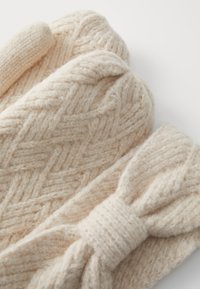 ONLY ONLKATE LIFE MITTENS HEADBAND SET - Luffer - cloud dancer
