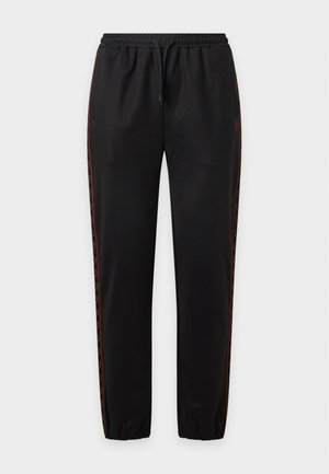 Fred Perry, CONTRAST TAPE TRACK PANT - Долнище на анцуг - black