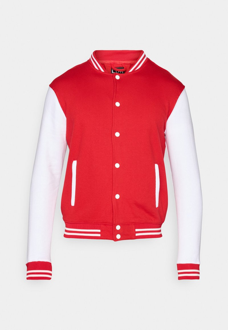 Brave Soul Sweater met rits rood