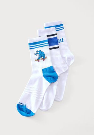 Lacoste, UNISEX 6 PACK - Chaussettes - white/blue/black