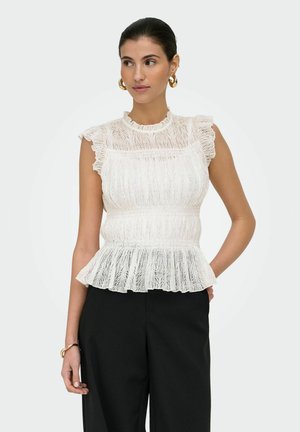 ONLY TOP ONLSHAILA TOP - Bluza - cloud dancer