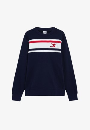 Diadora CREW SLAM - Felpa - blue white red