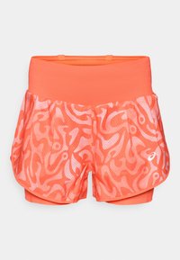 ROAD ALL OVER PRINT SHORT - 2-i-1-shorts - coral reef/light ube