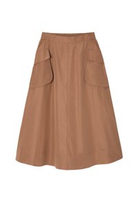 KONI - sukňa v tvare A - camel
