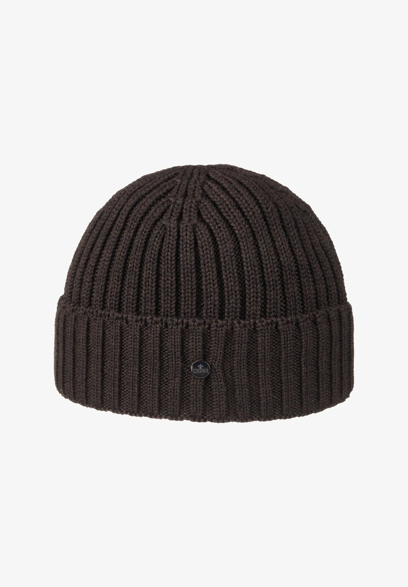 Lierys Beanie - dunkelbraun
