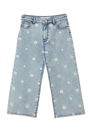 RICAMO - Jeans a sigaretta - var blu denim chiaro