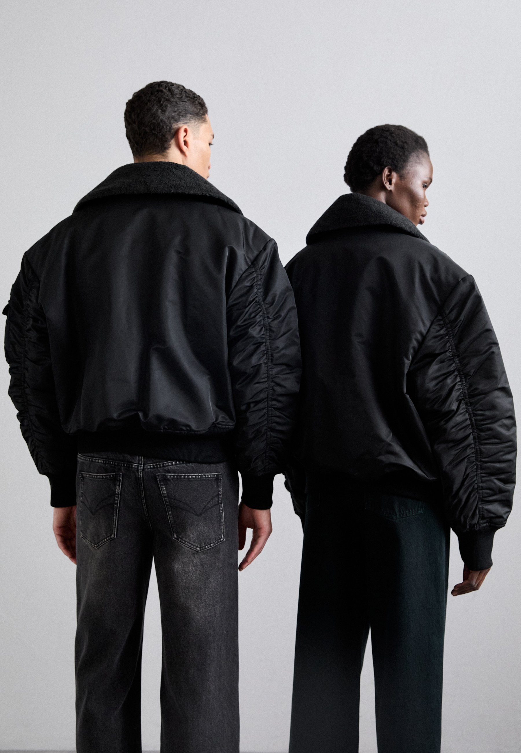 Feng Chen Wang 24AW ブラックラペルカーゴジャケット AVIATOR CARGO JACKET – Feng Chen Wang