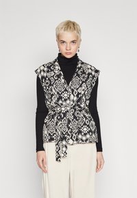 Vero Moda - VMGEMA GABI  - Strukirani kaput - black/gema Minijatura 1