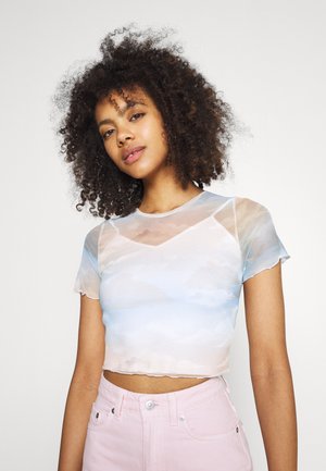 SKY PRINT CROP - T-shirt print - multi