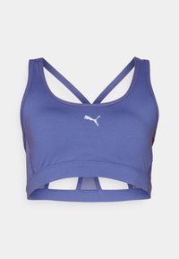 Medium support sports bra - blue crystal