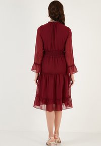 LELA REGULAR FIT - Koktel haljina / svečana haljina - bordeaux