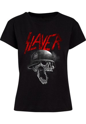 SLAYER - GRAYSCALE HELMET BOX  - Tricou cu imprimeu - black