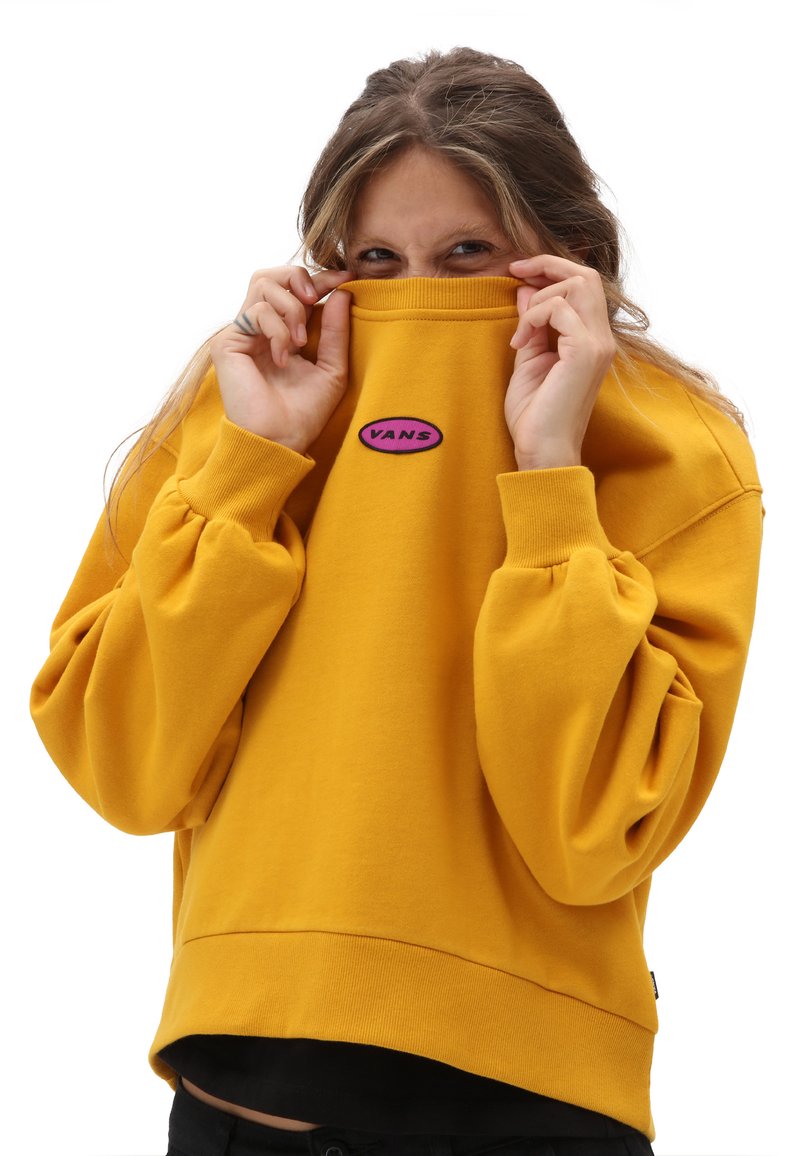 Vans CURREN X KNOST CREW Sweatshirt medium yellow/gelb Zalando.de