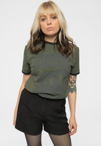 Paradiso Clothing THE DOORS NEW HAVEN FRAME RINGER - Print T-shirt - green