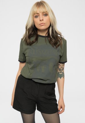 Paradiso Clothing THE DOORS NEW HAVEN FRAME RINGER - Print T-shirt - green