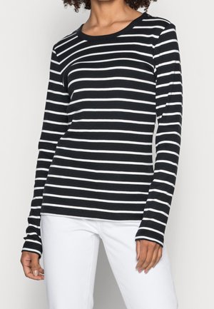 Langærmet T-shirt - black