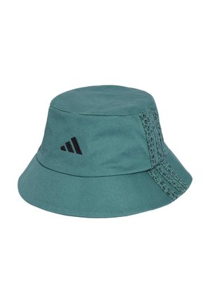 Hat - preloved teal   black