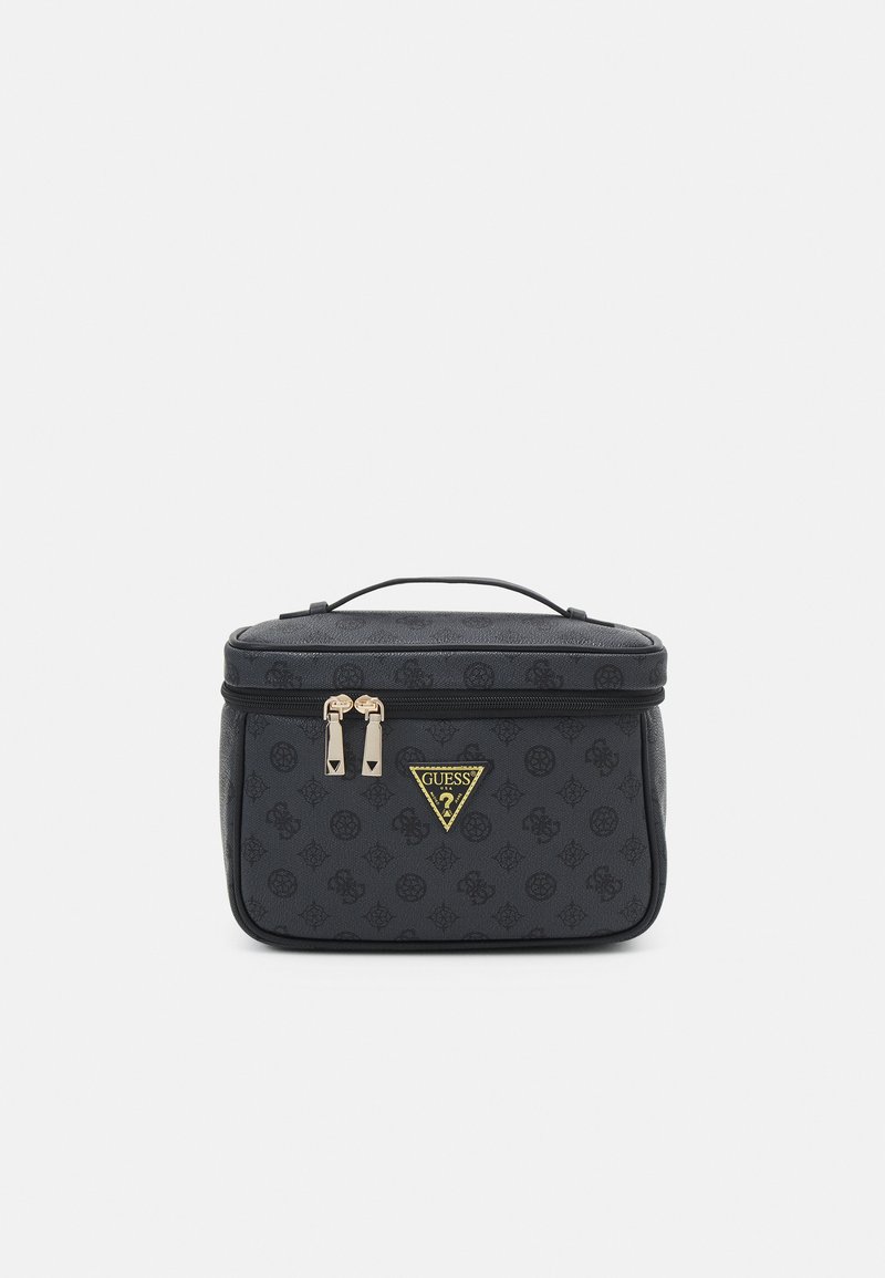 Guess - WILDER TOILETRY TRAIN CASE - Geantă cosmetice - charcoal, Extindeți