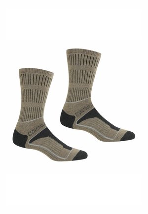 Regatta, REGATTA SAMARIS 2 PACK 3 SEASON WALKING SOCKS HIKING SOCKS - Sportsocken - mocasn briar