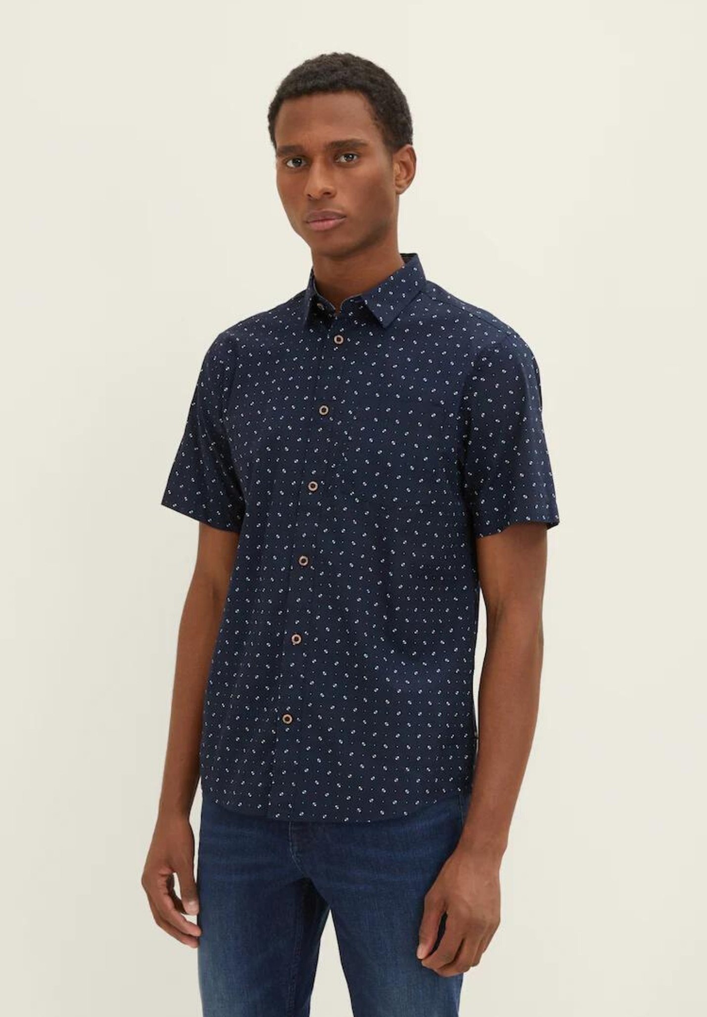 T-Shirt Uomo TOM TAILOR 1047775 - Colore Real Teal Blue - Vestibilità Comoda E Morbida