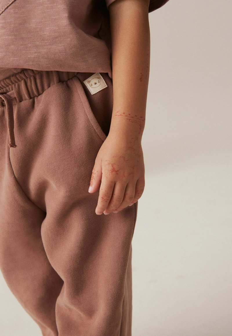 Next WIDE LEG JOGGERS - REGULAR FIT - Tréningruha alsók - brown
