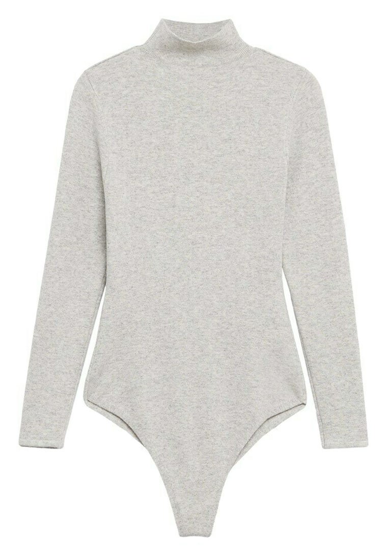 Mango Longsleeve lichtgrijs gemêleerd Mango Longsleeve lichtgrijs gemêleerd