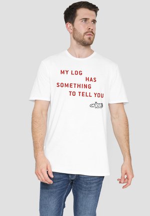 TWIN PEAKS MY LOG - Print T-shirt - white