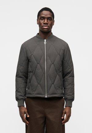 DIAMOND PADDED JACKET - Bombera - smoke grey