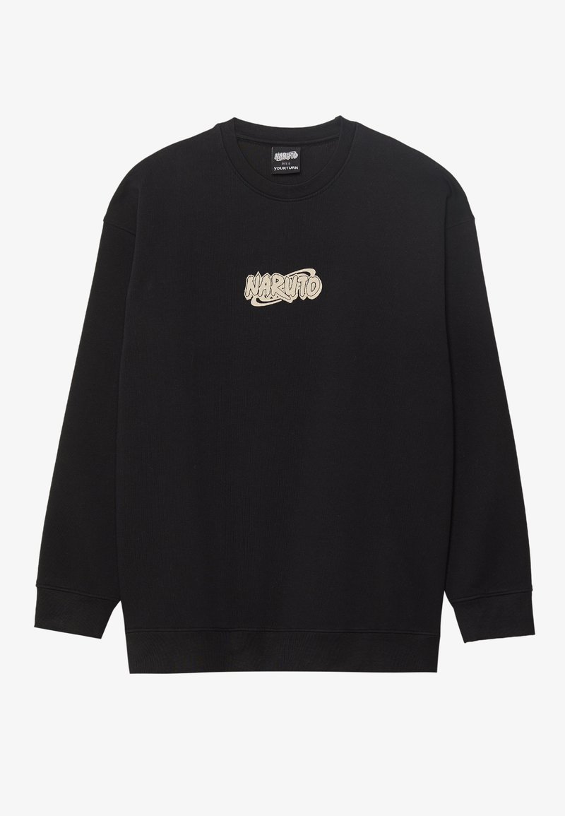 Felpa Con Cappuccio Unisex Naruto Kids – Colore Nero, Ufficiale, Per Bambini