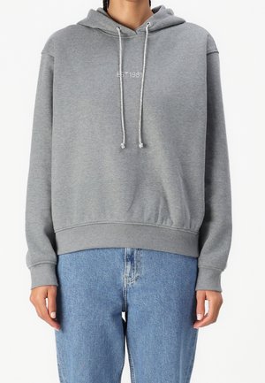 Hættetrøje - mottled grey