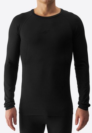 4F Camiseta de manga larga - deep black