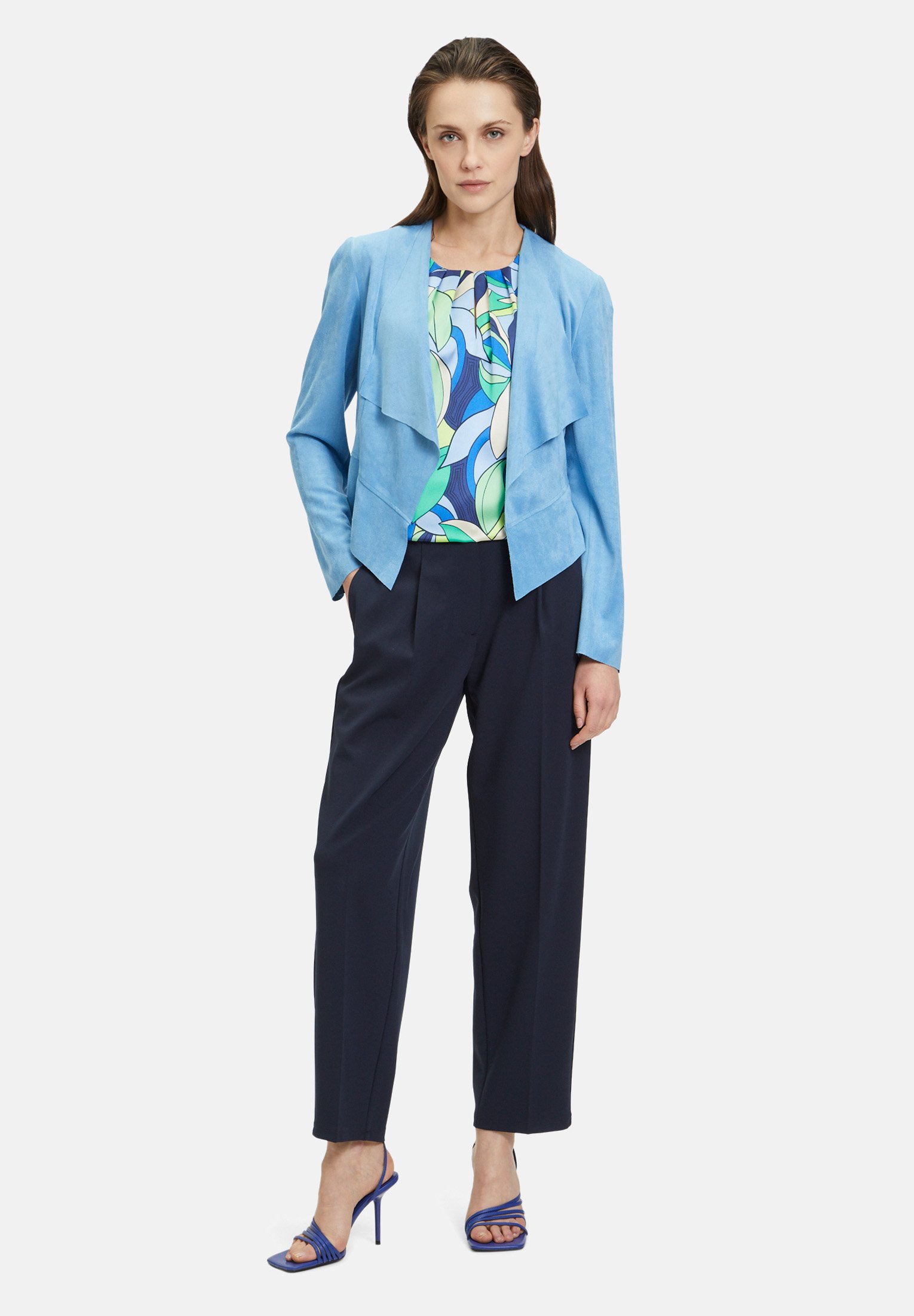 Betty Barclay SANS FERMETURE - Summer jacket - azure blue/blue
