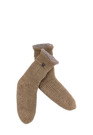 Socken - dk brown twist