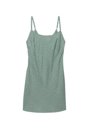 Superdry & Co, PRINTED CAMI MINI - Jerseykjole - green navy ditsy hearts