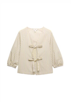 Marks & Spencer, STRIPED TIE FRONT  - Camicetta - yellow mix