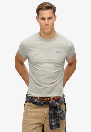 VINTAGE LOGO EMB - T-shirt basique - grey fleck marl