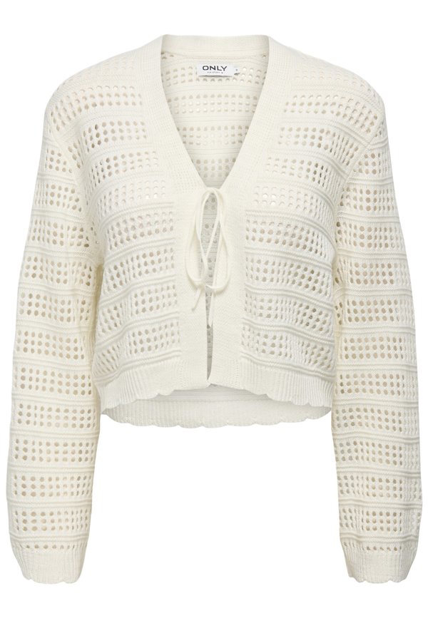 ONLLYKKE TIE CARDIGAN - Cardigan - marshmallow4