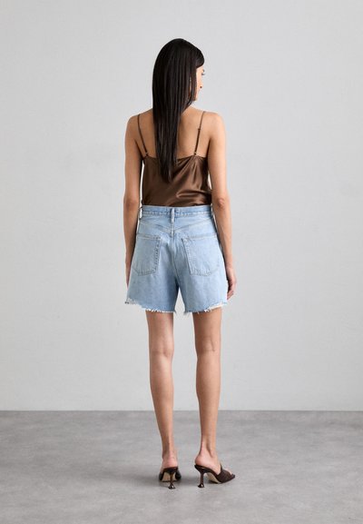 Agolde STELLA - Denim shorts - dark blue