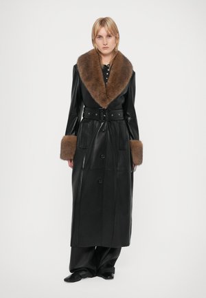 ESTELLA - Klasický kabát - black/natural