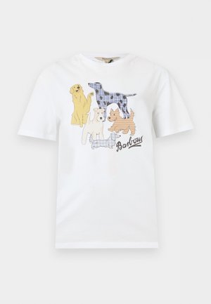 Barbour, FAWLEY - Μπλουζάκι με στάμπα - white