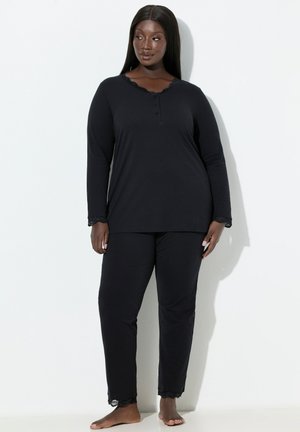 SET - Nachtwäsche Set - black