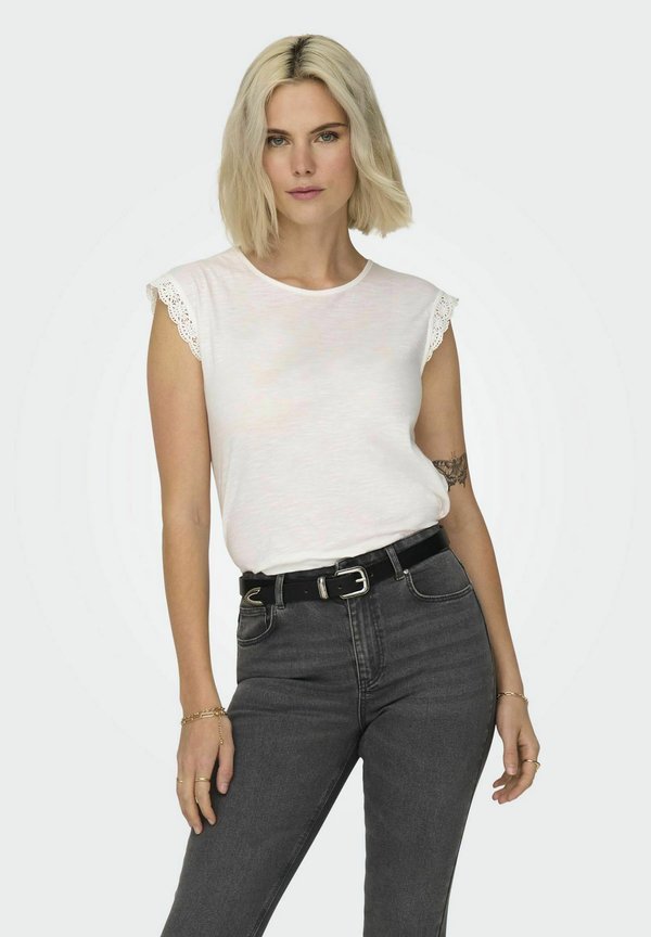 JDYSALVA LIFE - T-Shirt print - cloud dancer