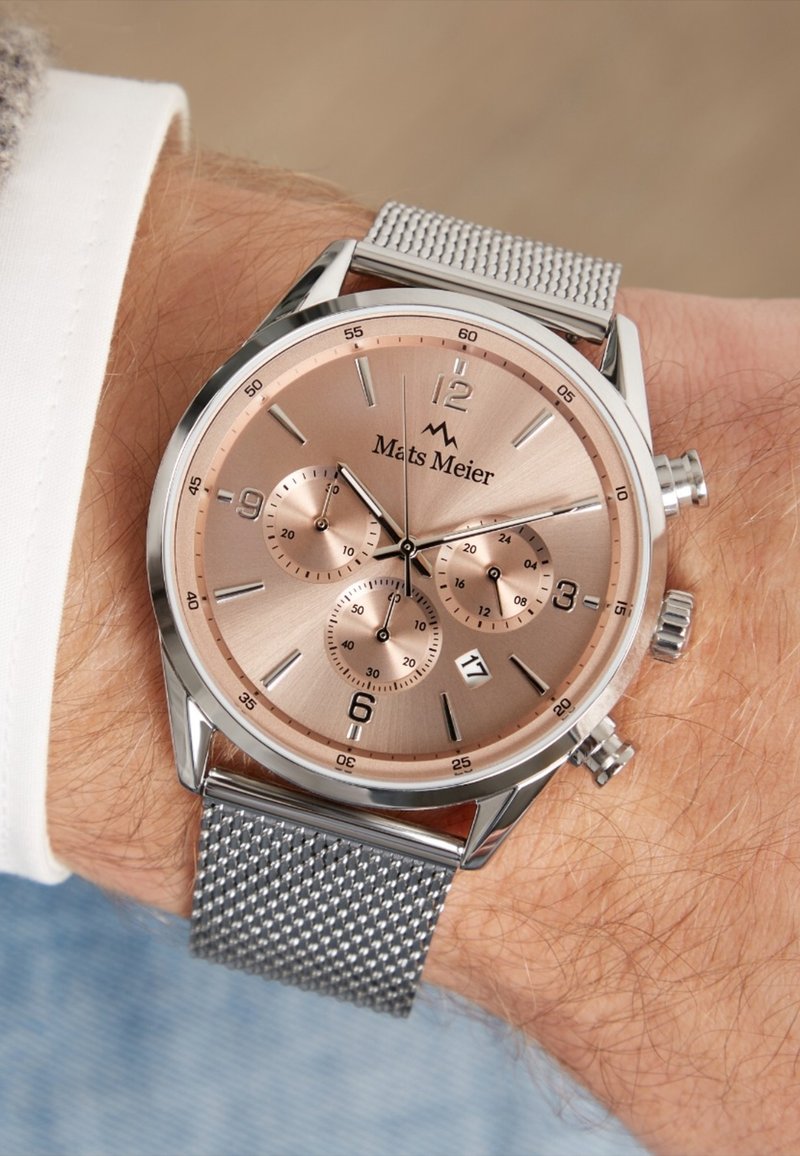 Mats Meier Chronograph - silber farbend