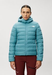 The North Face W ACONCAGUA 3 HOODIE - Dunjakke - algae blue