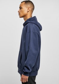 Urban Classics GARMENT DYE  - Pulover s kapuco - darkblue